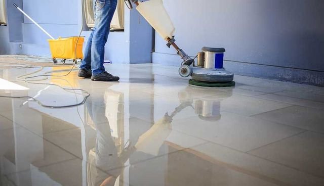 High-Traffic Commercial Floor Preservation